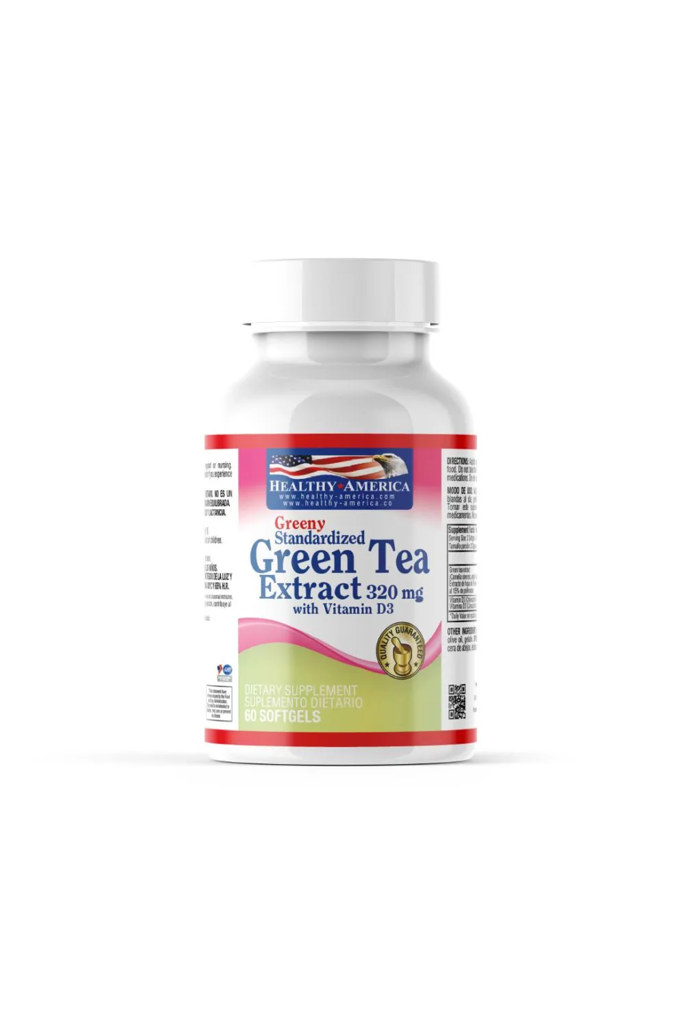 Green Tea Extract 320mg Healthy America