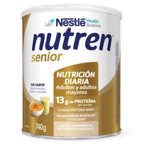 Alimento En Polvo Nutren Senior Nestle Sin Sabor Lata x 740 gr