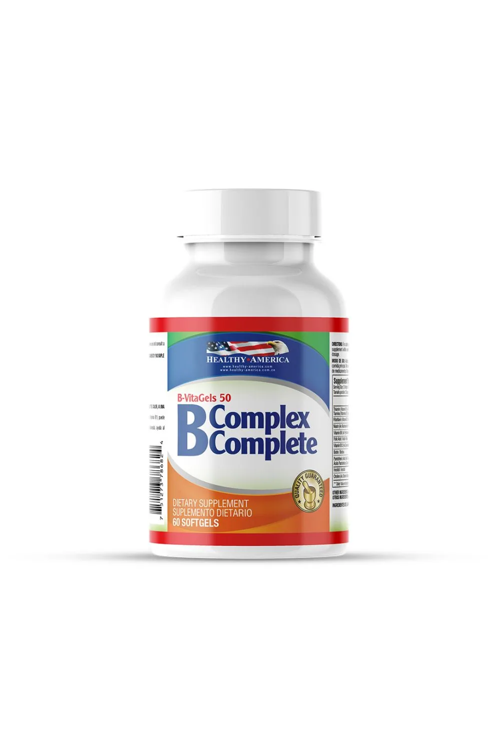 Comprar B-50 Complex Healthy America x 60 softgels en Colombia | Natural Be B 50 Complex Healthy America 60 Softgels