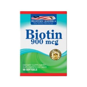 Biotin 900 mcg â€“ 90 Softgels (Healthy America)