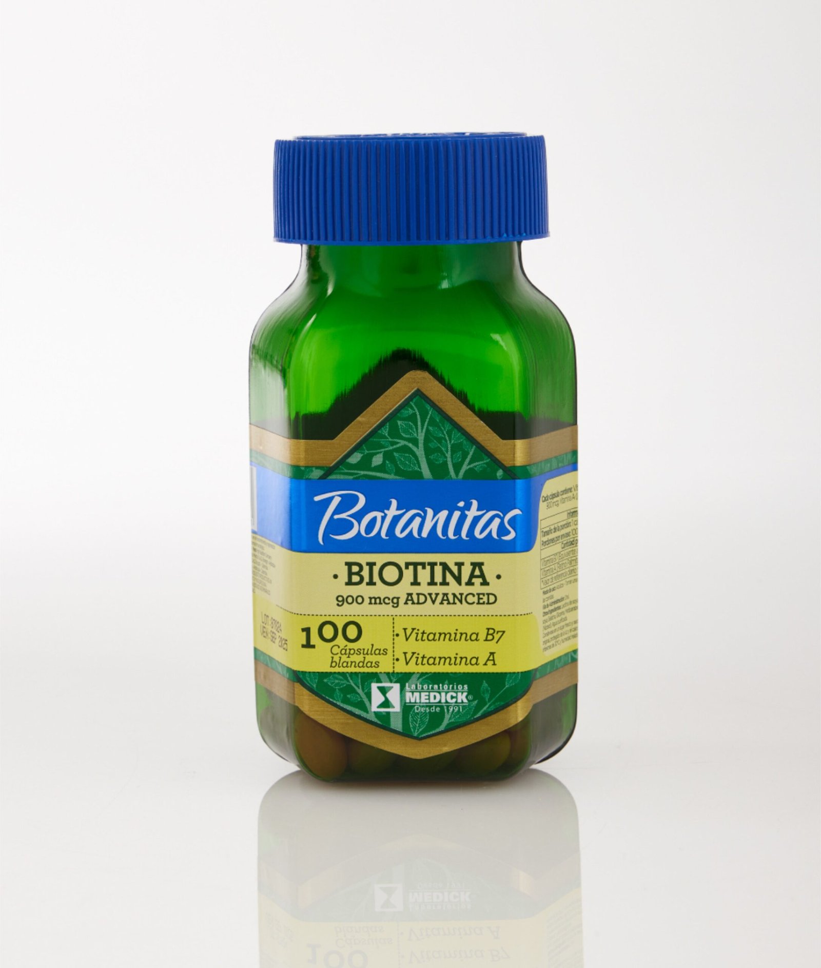 Biotina 900 mcg Advanced Botanitas x 100 Cápsulas