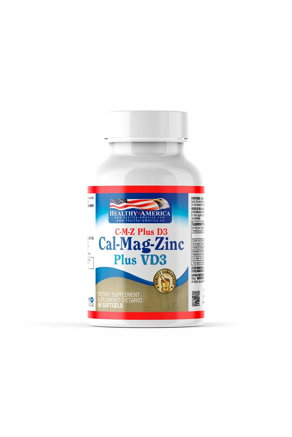 Comprar Cal-Mag-Zinc Plus VD3 - 90 softgels en Colombia | Natural Be Cal Mag Zinc Plus D3 90softgels