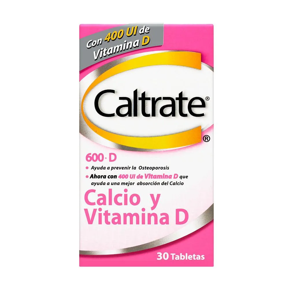 Caltrate Vitamina D x 30 Tabletas