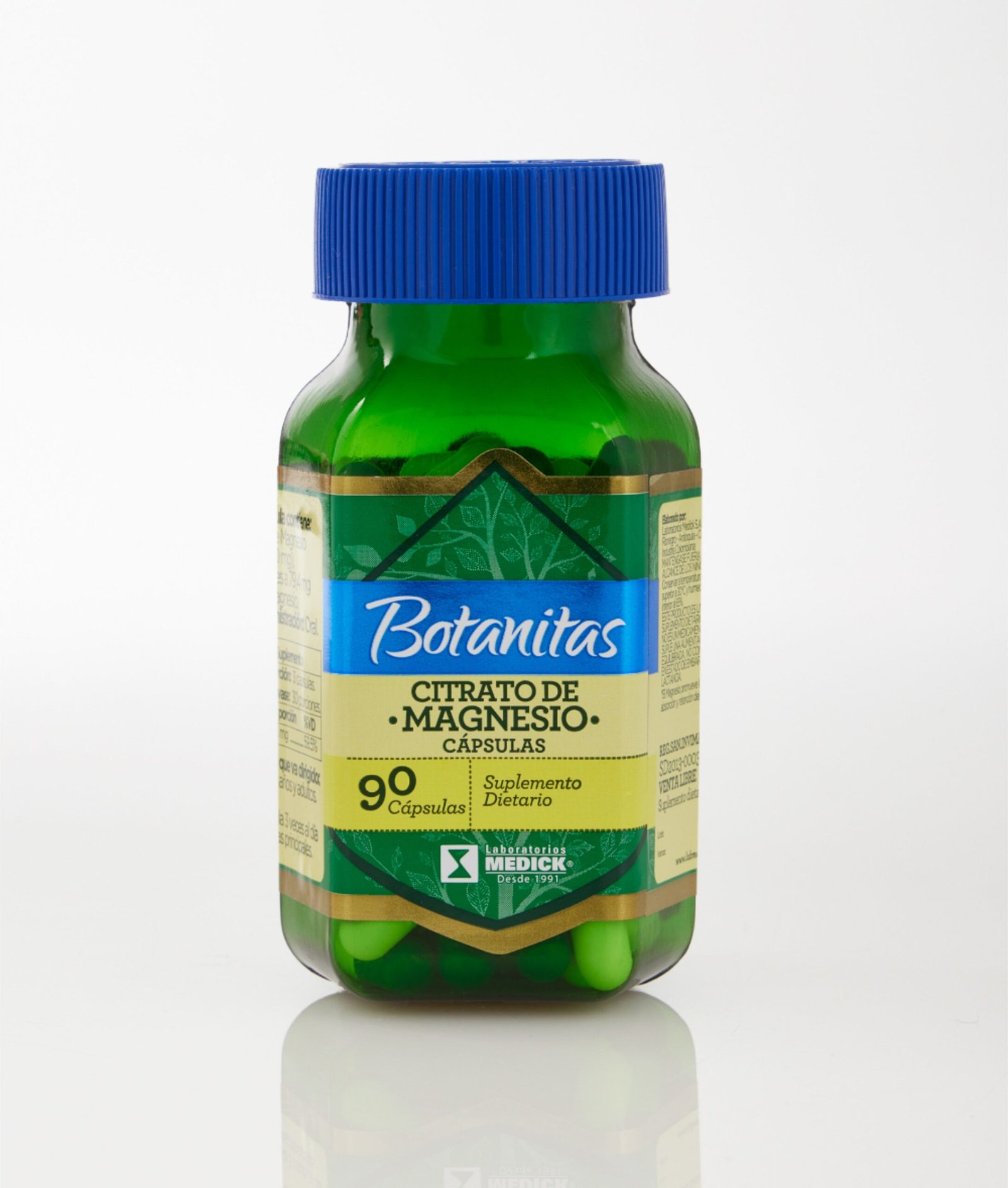 Citrato de Magnesio Botanitas x 90 Cápsulas