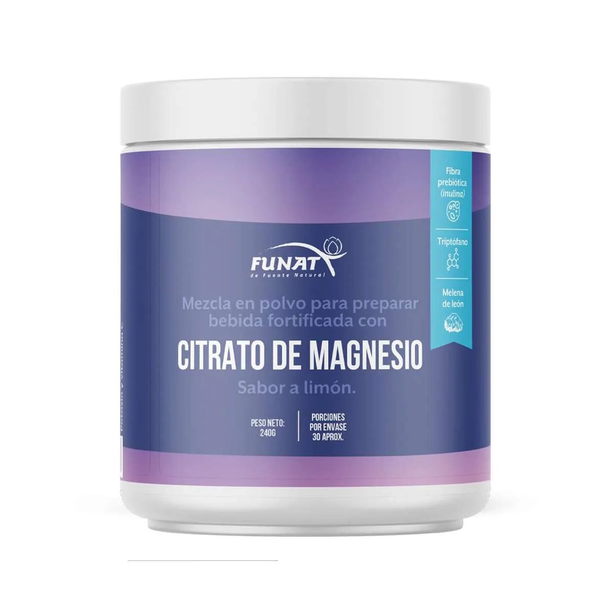 Citrato de magnesio en polvo 240gr