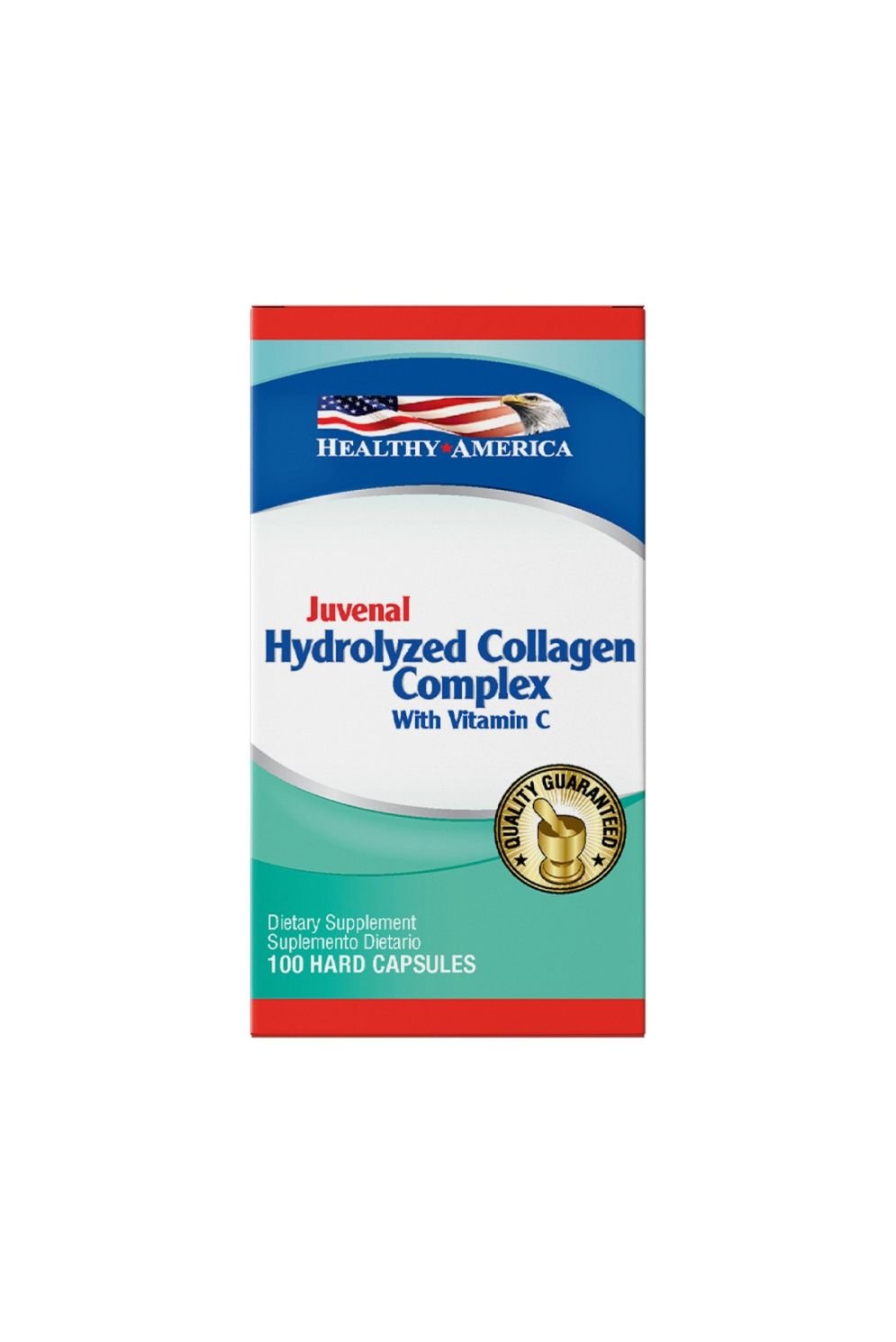 Colágeno Hidrolizado 1500 mg + Vitamina C –“ 100 Cápsulas (Juvenal)