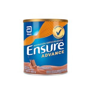 Ensure Advance Chocolate Con Proteína + HMB Polvo x 400 gr