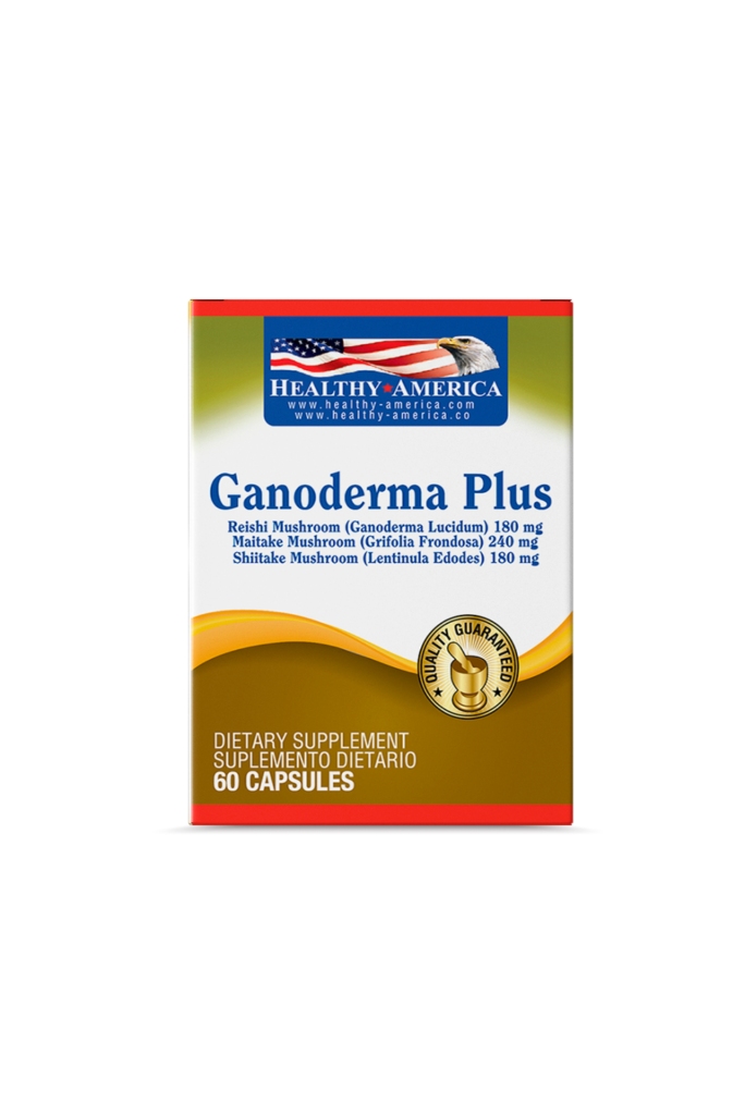 Ganoderma Plus – 60 Cápsulas (Healthy America)