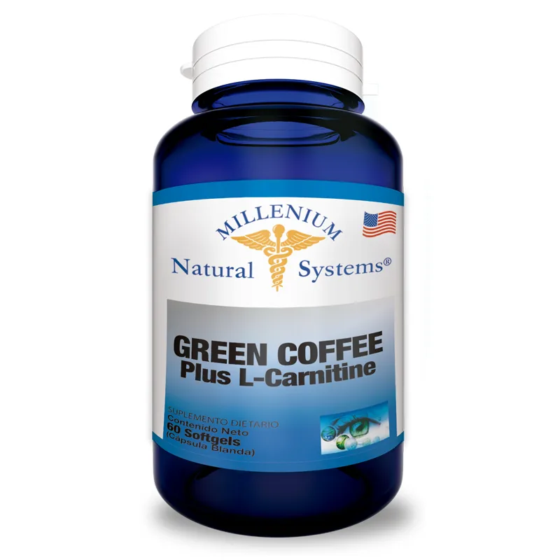 Green Coffee Plus L Carnitine x 60 softgels