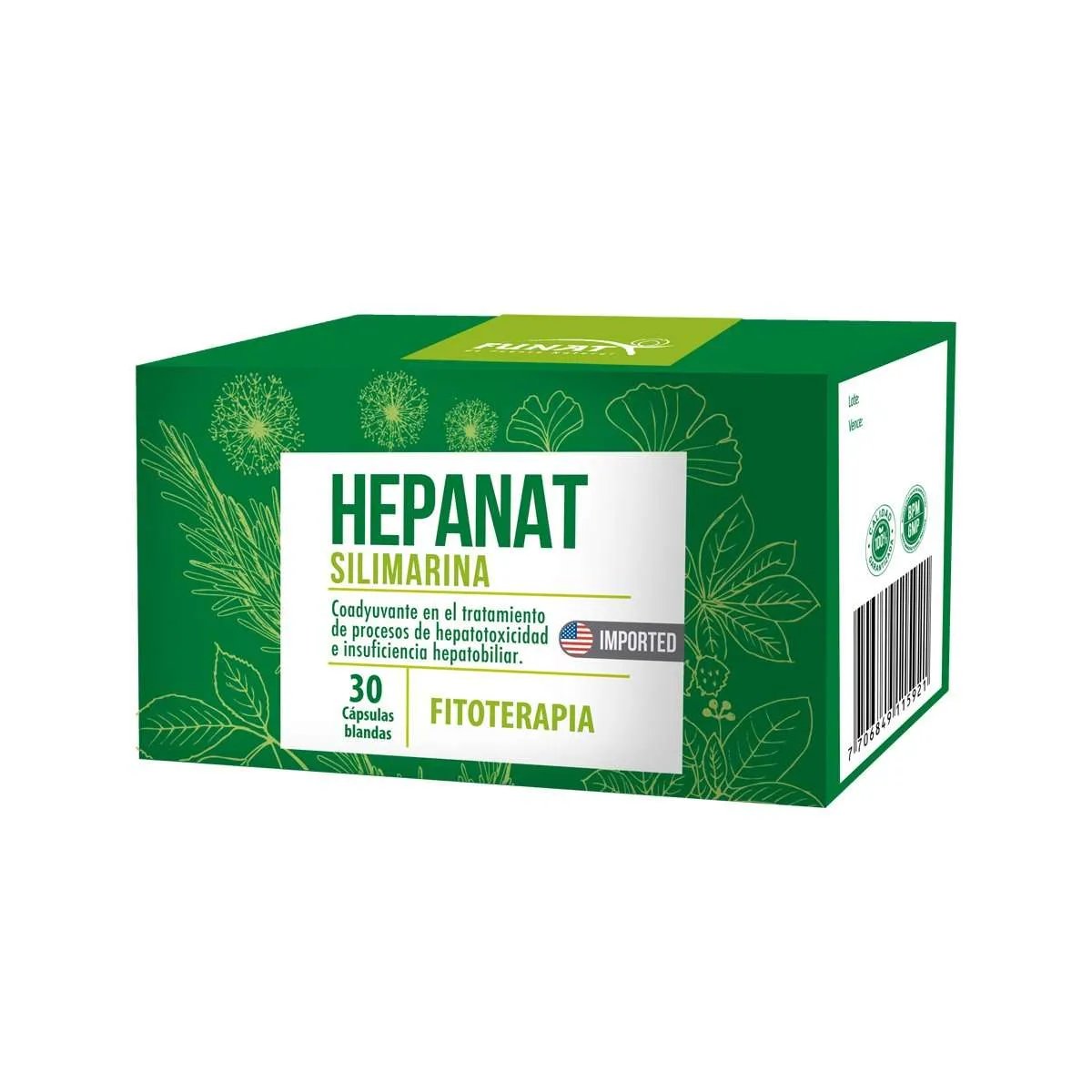 Hepanat silimarina 30 cápsulas blandas