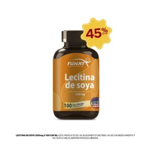 Lecitina de soya 100 softgels