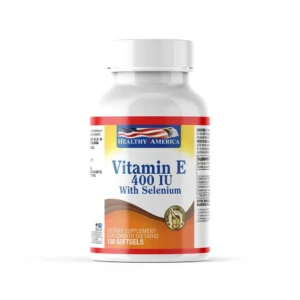 Vitamin E 400iu Selenium Healthy America 100 Softgels