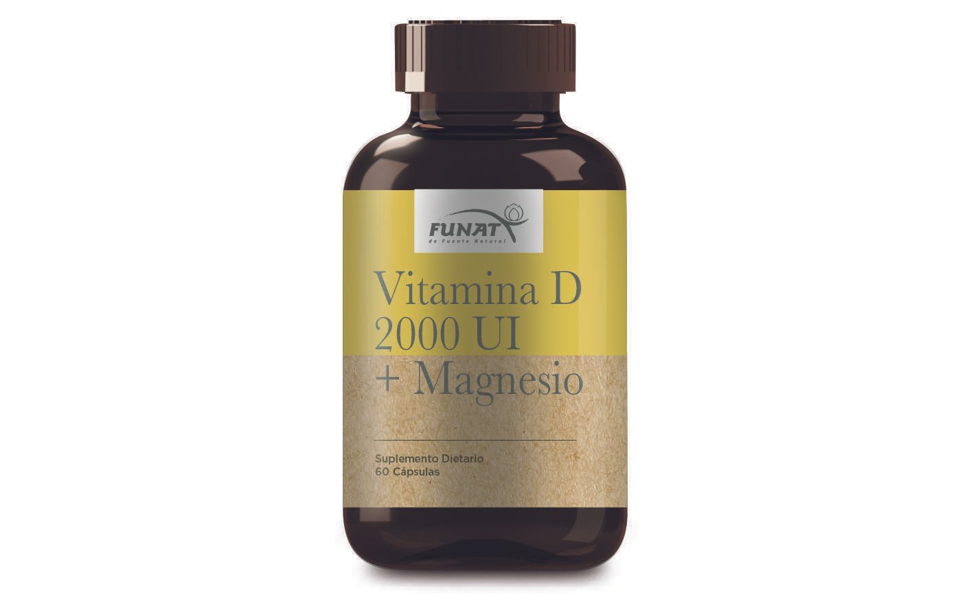 Vitamina D + magnesio x60 cápsulas