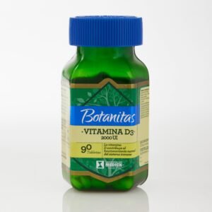 Vitamina D3 2000 UI Botanitas x 90 Tabletas