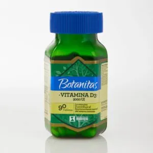 Vitamina D3 2000 UI Botanitas x 90 Tabletas
