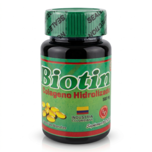 Biotin Colágeno Hidrolizado 500 mg x 30 Cápsulas Blandas